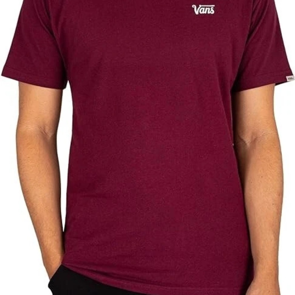 Vans Men's Burgundy Short Sleeve Tee